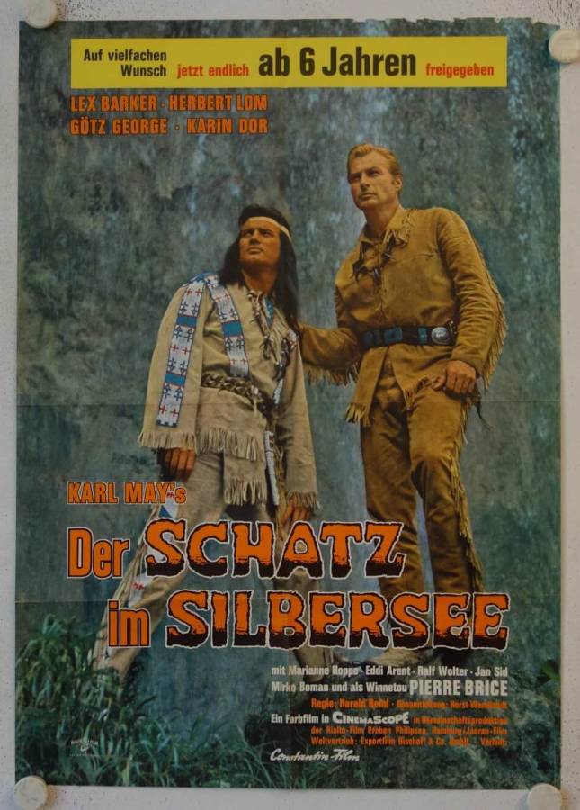 Treasure of the Silver Lake re-release german movie poster